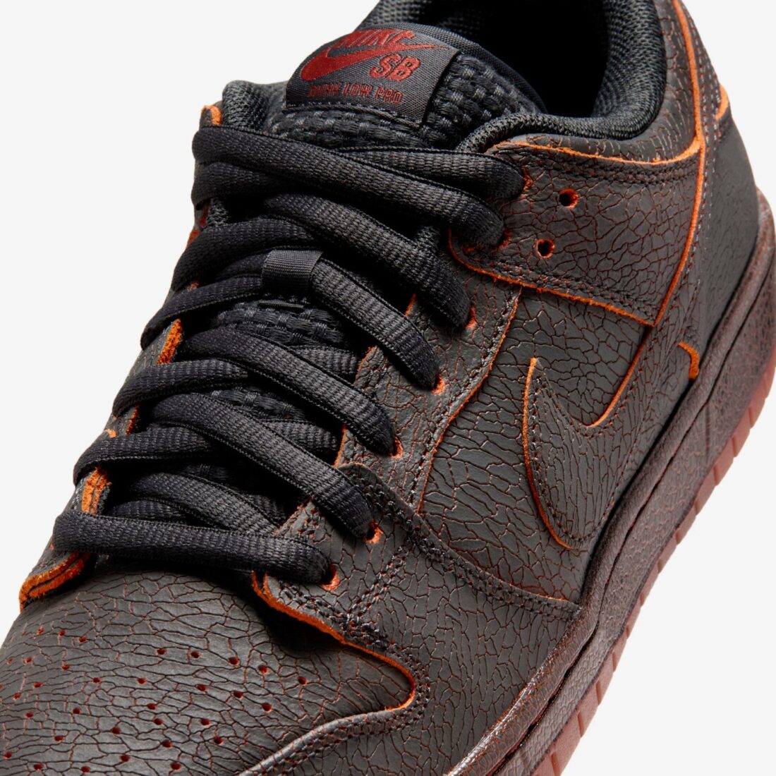 Nike SB Dunk Low Pro Premium QS Krampus dark smoke grey campfire orange black