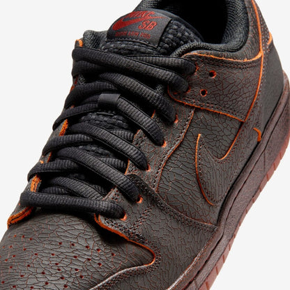 Nike SB Dunk Low Pro Premium QS Krampus dark smoke grey campfire orange black