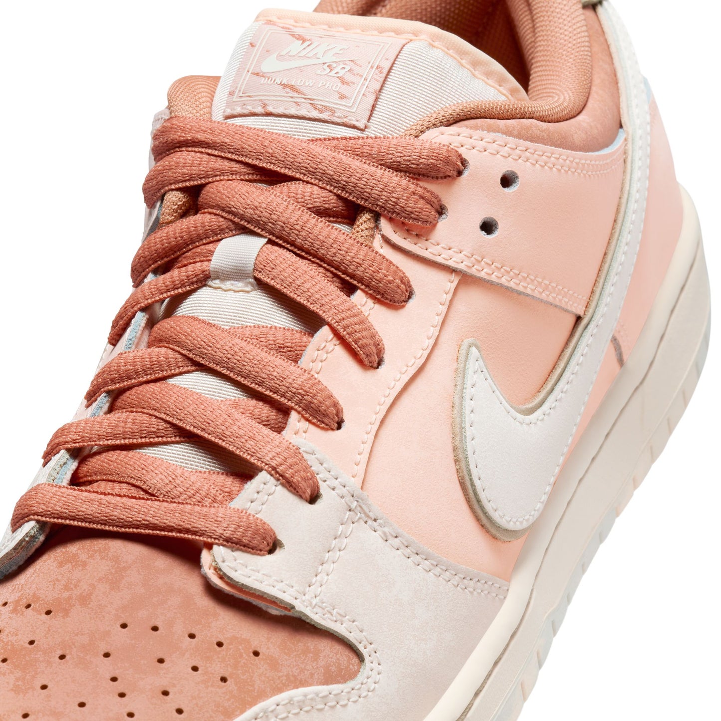 Nike SB Dunk Low Pro Premium QS "Trocadero Gardens" amber brown guava ice crimson tint hemp