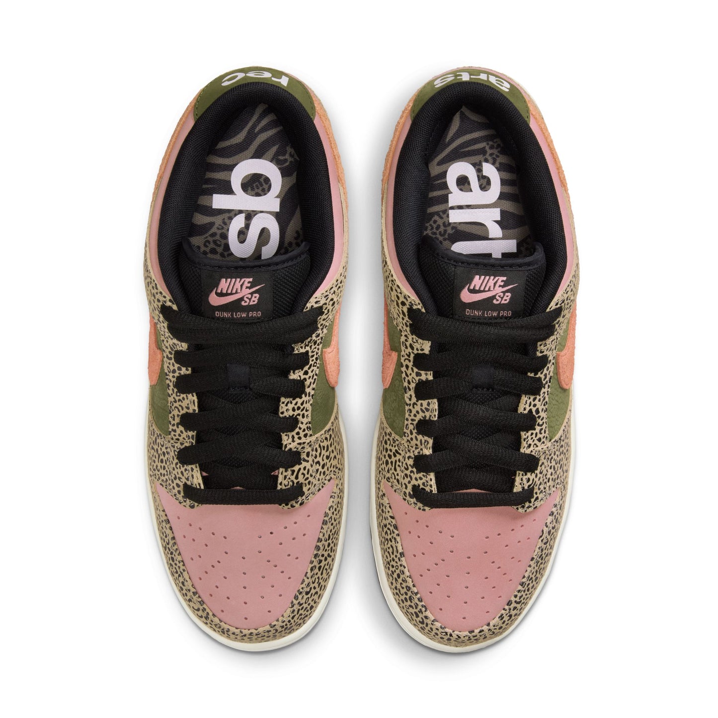 Nike SB Dunk Low Pro QS Arts-Rec khaki amber brown rough green rust pink