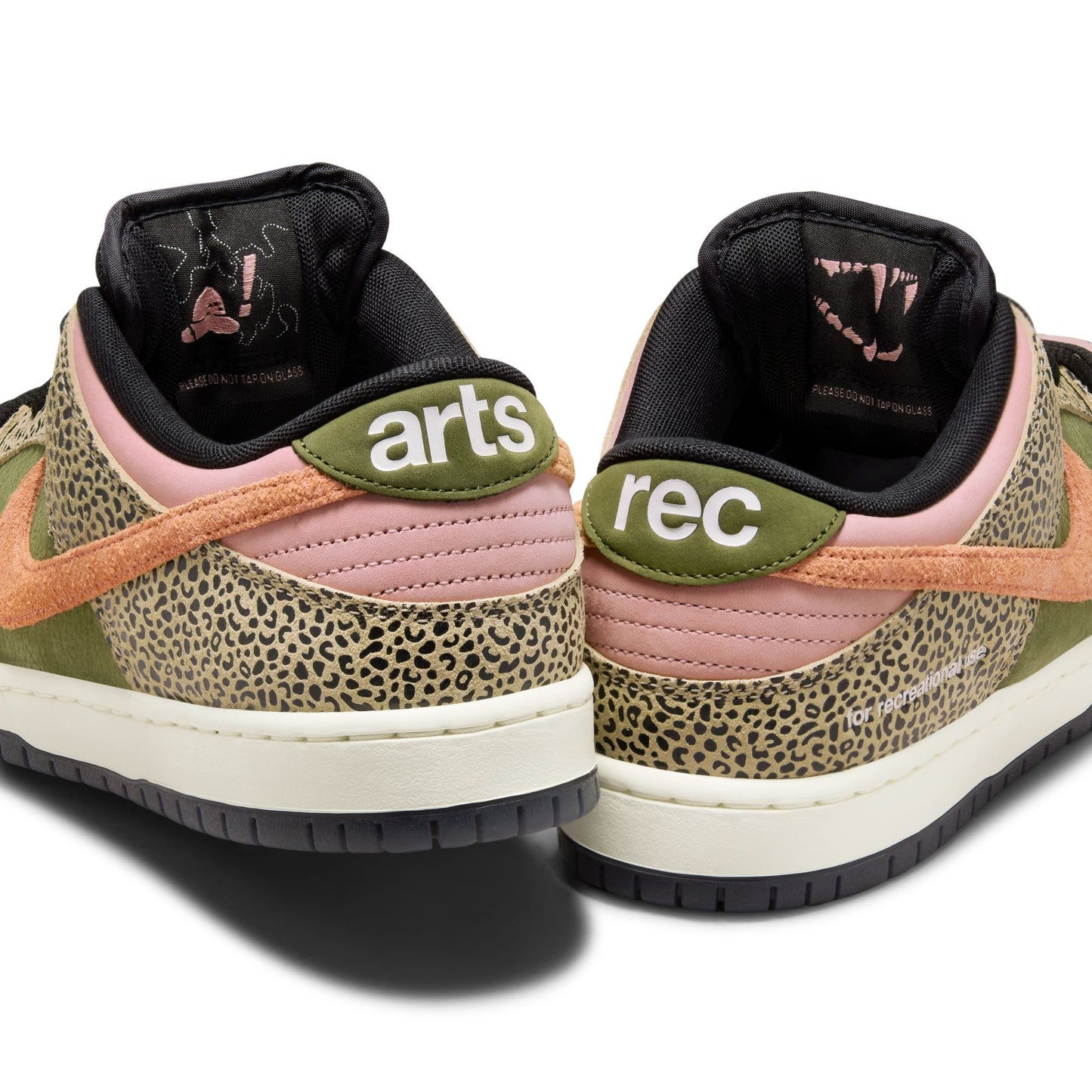 Nike SB Dunk Low Pro QS Arts-Rec khaki amber brown rough green rust pink