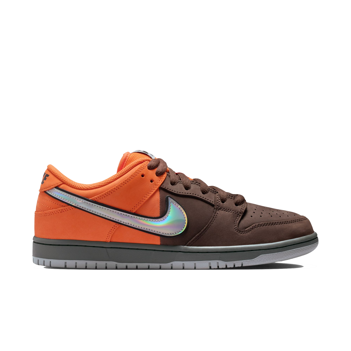 Nike SB Dunk Low Pro QS "Muni" safety orange wolf grey baroque brown