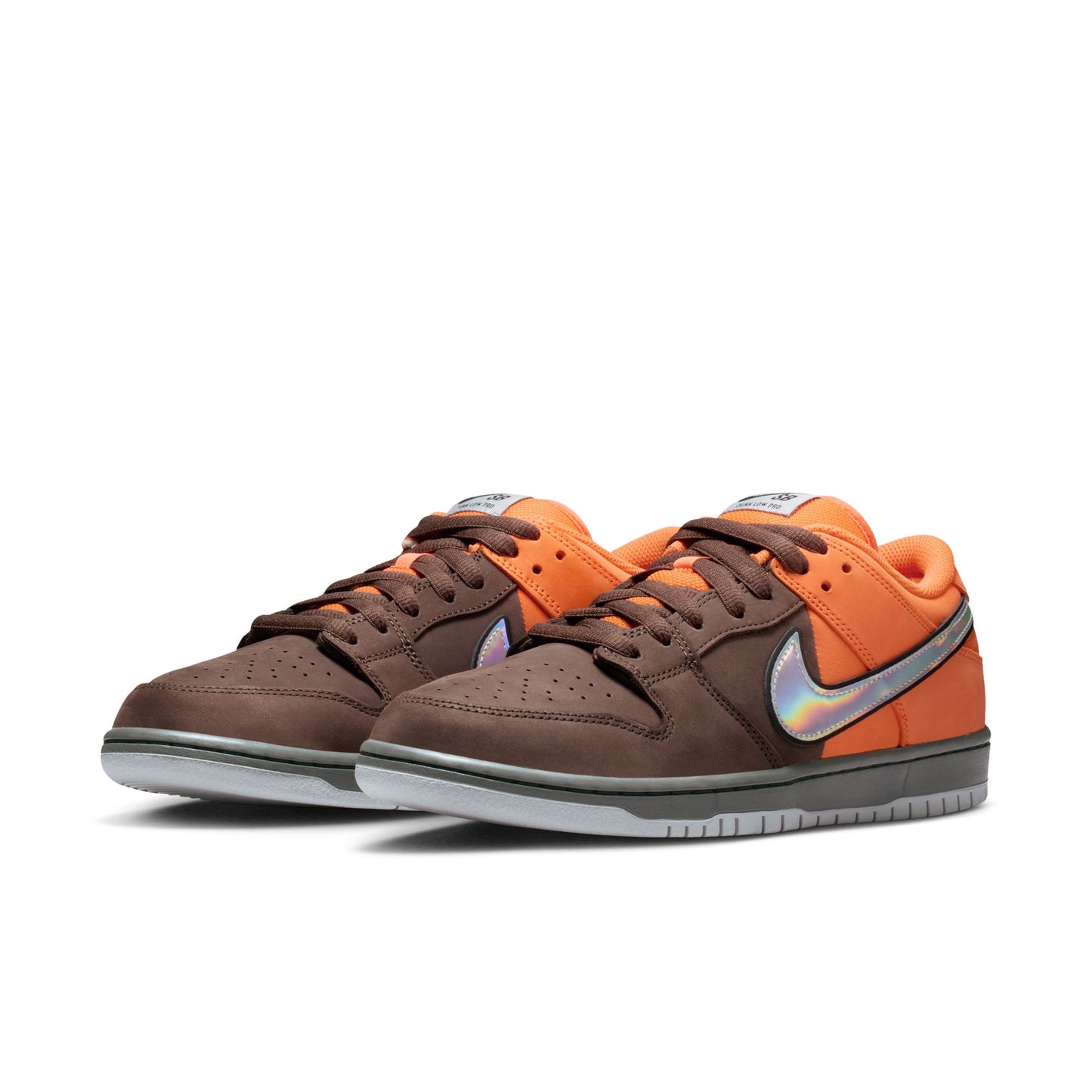 Nike SB Dunk Low Pro QS "Muni" safety orange wolf grey baroque brown