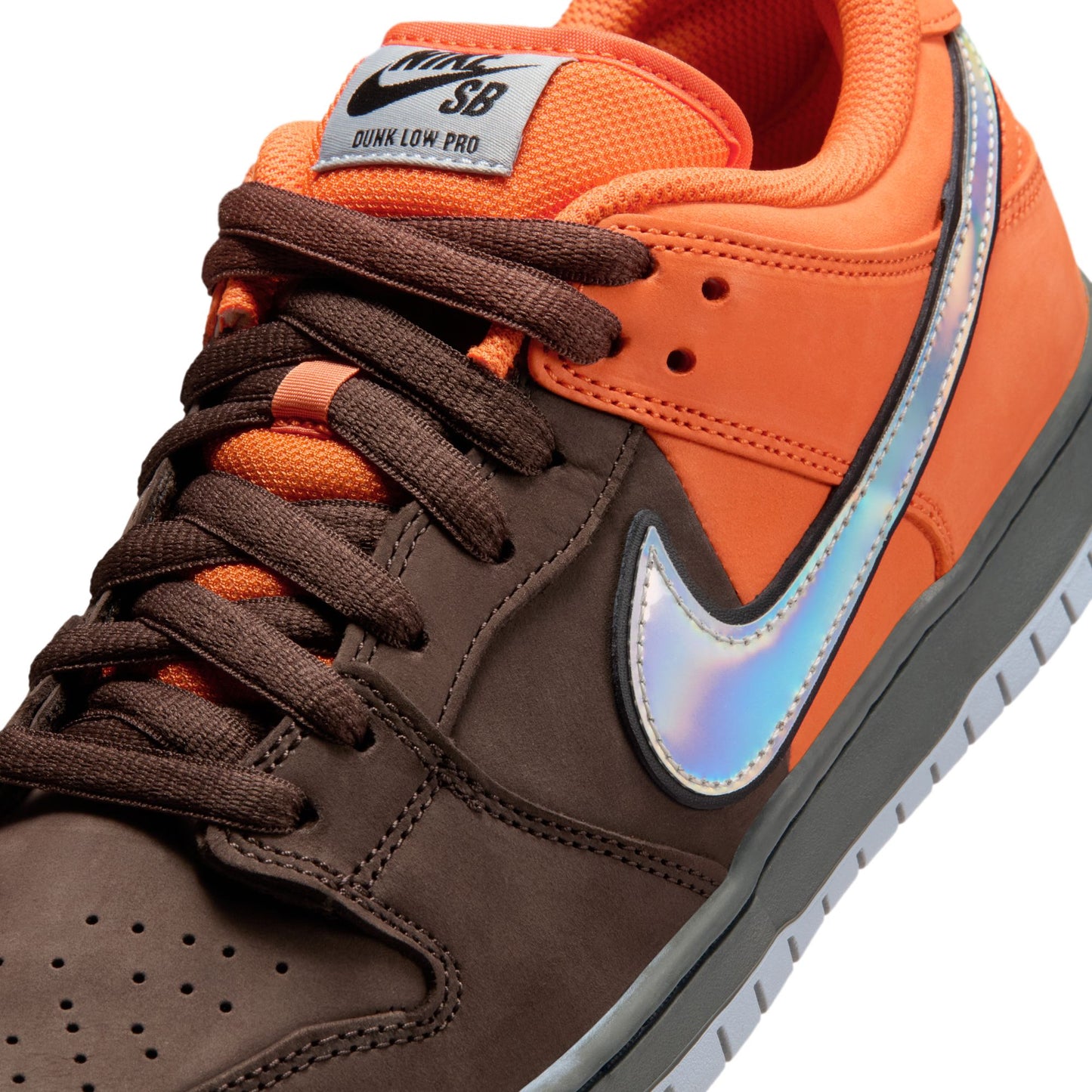 Nike SB Dunk Low Pro QS "Muni" safety orange wolf grey baroque brown