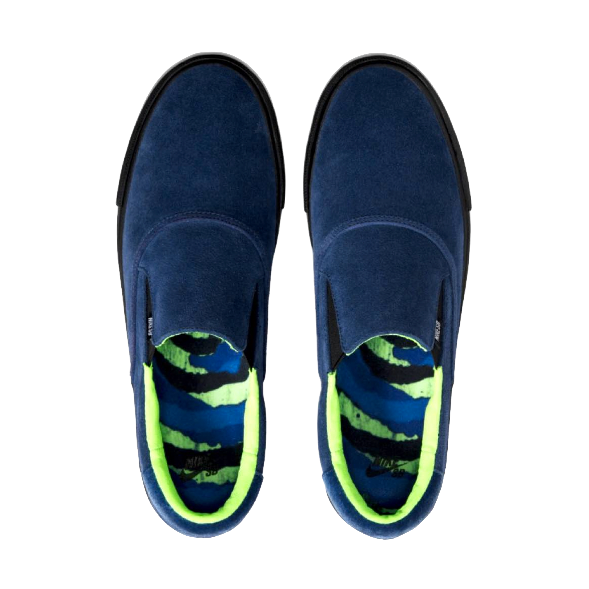 Nike SB Verona Slip Leo Baker blue void black blue void electric green