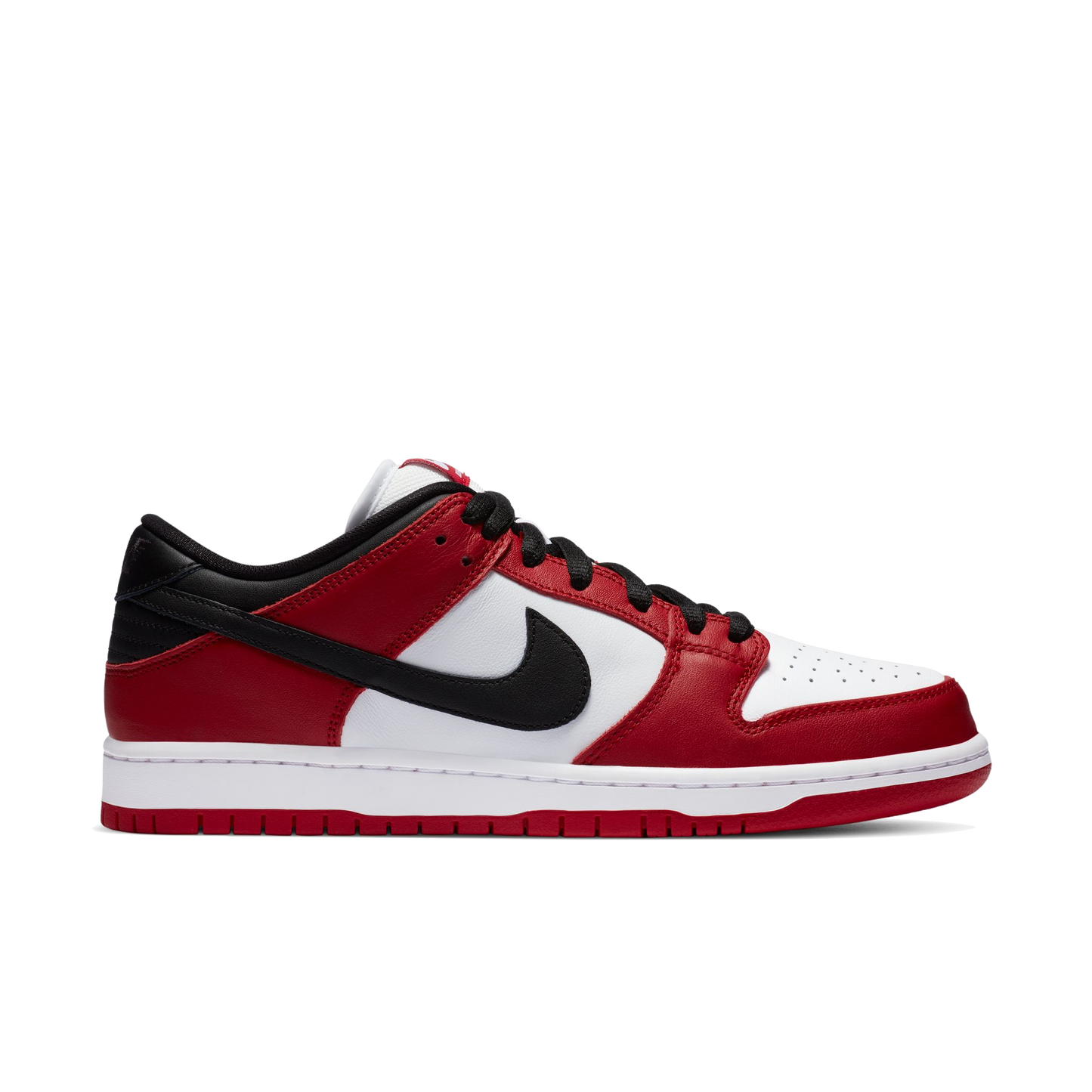 Nike SB Dunk Low Pro QS "Chicago" varsity red black white varsity red