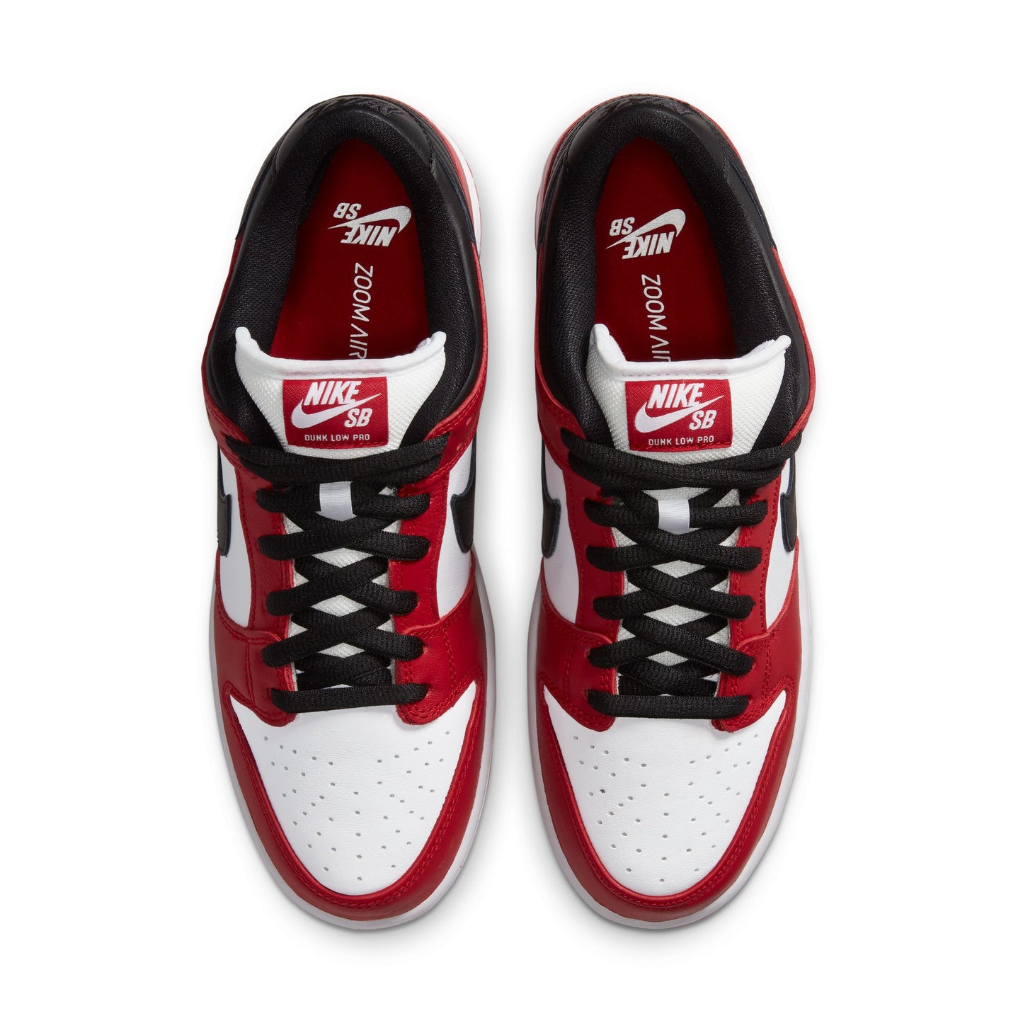 Nike SB Dunk Low Pro QS "Chicago" varsity red black white varsity red