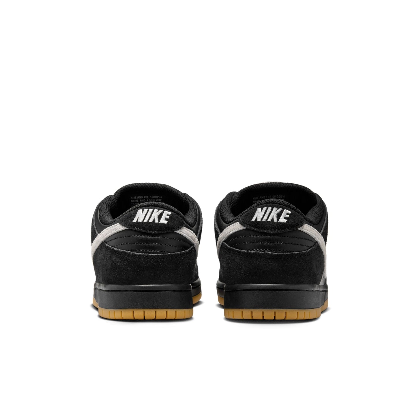 Nike SB Dunk Low Pro black white black gum light brown