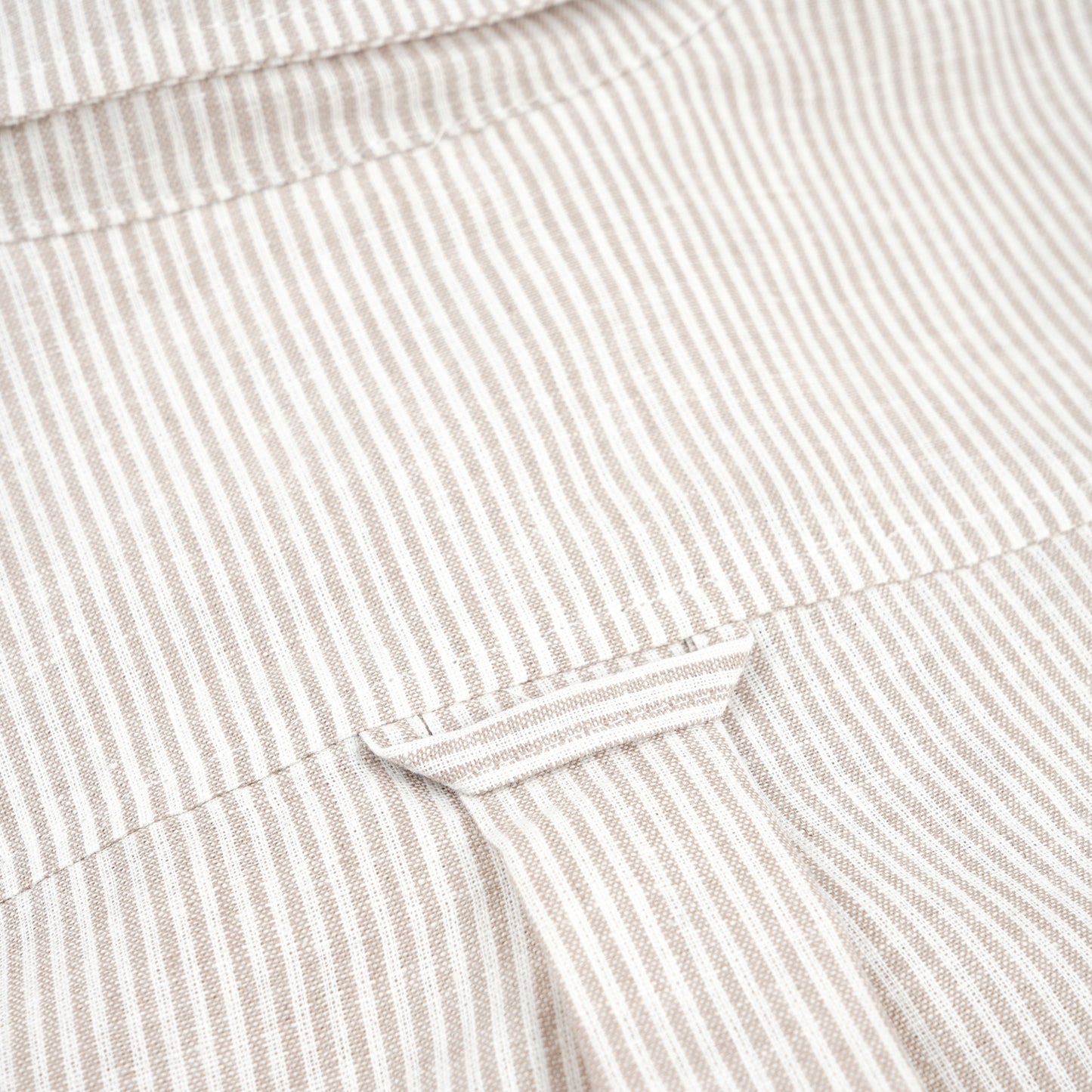 Magenta Oxford Striped shirt beige