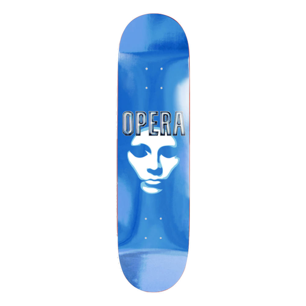 Opera Mask Logo deck blue 8.25''