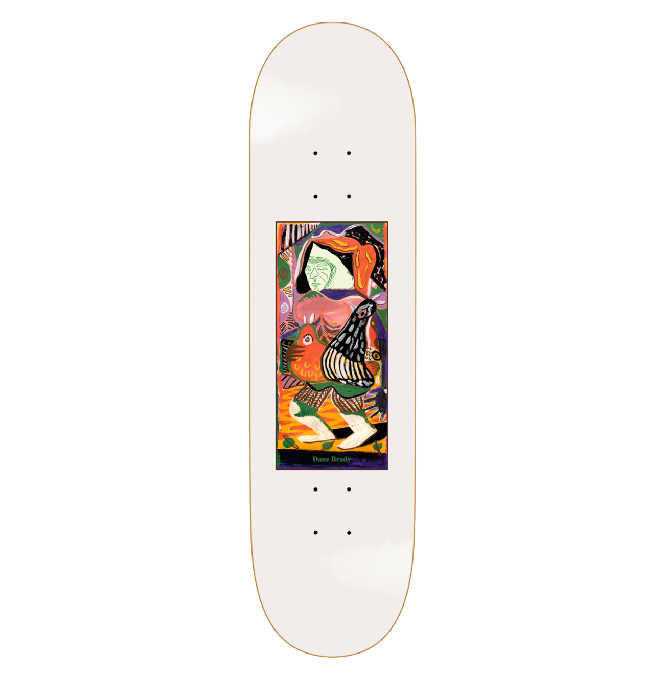 Polar Skate Co Dane Brady Pigeons white 8.375"