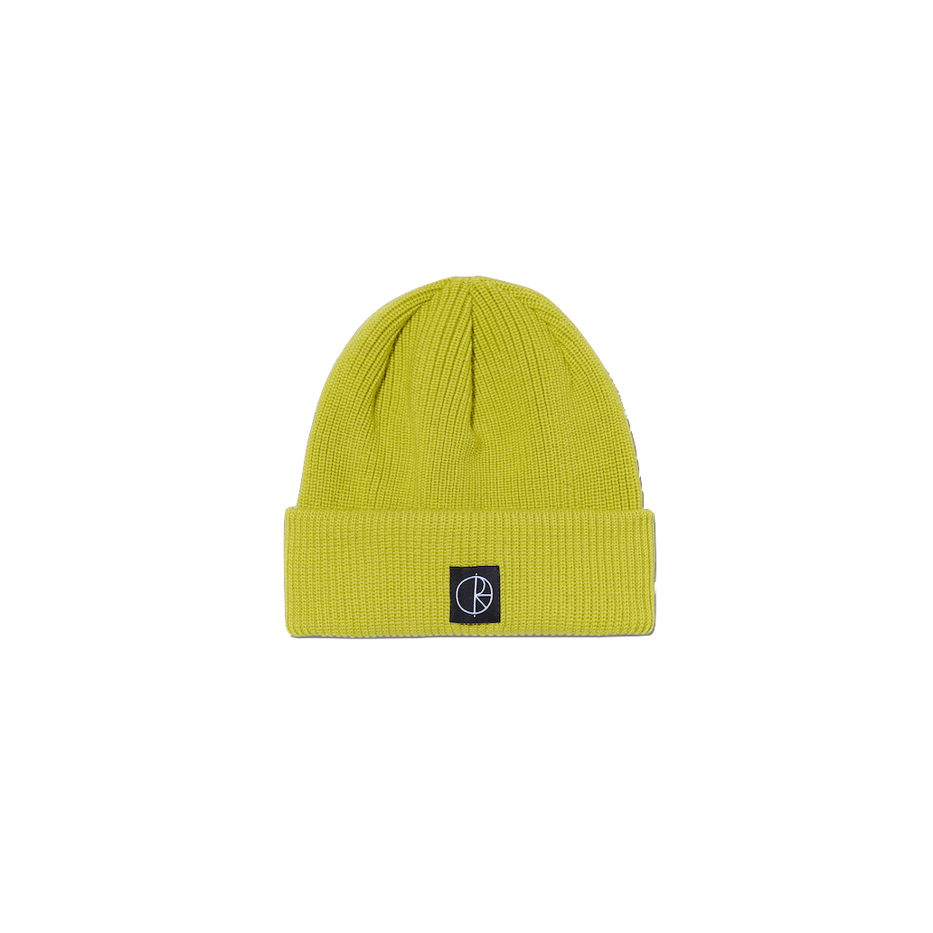 Polar Skate Co Double Fold Merino beanie moss green