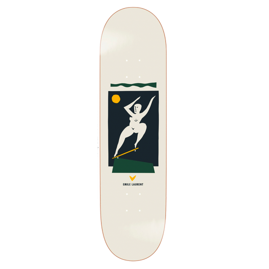 Polar Skate Co Emile Laurent Crooks deck cream 8.375''