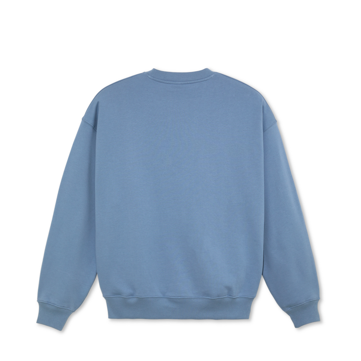 Polar Skate Co Dave crewneck Earthquake oxford blue