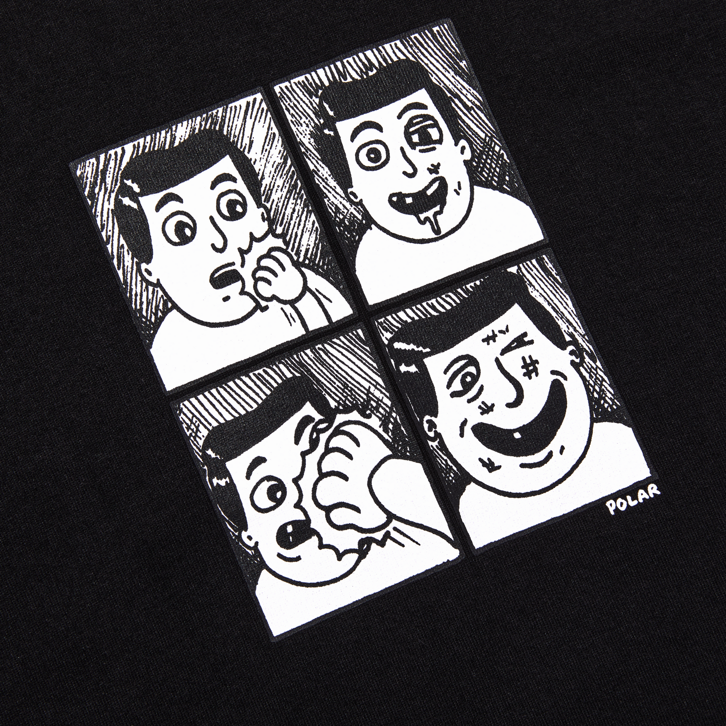 Polar Skate Co Punch tee black