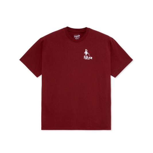 Polar Skate Co Reaper tee wine