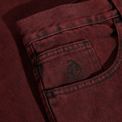 Polar Skate Co Big Boy pant red black
