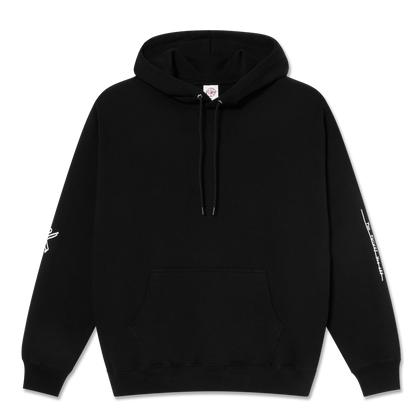 Polar Skate Co Dave hoodie Sad At Times black