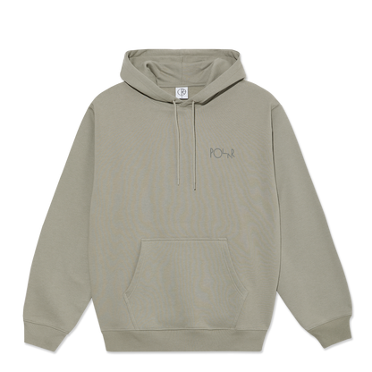 Polar Skate Co Dave hoodie Stroke logo vetiver
