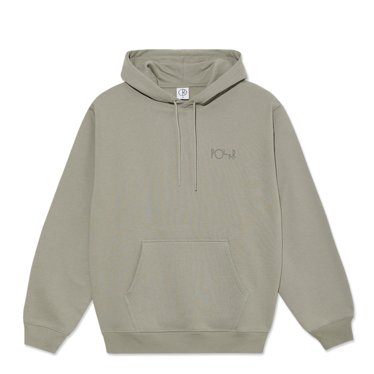 Polar Skate Co Dave hoodie Stroke logo vetiver