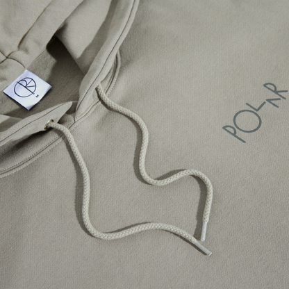 Polar Skate Co Dave hoodie Stroke logo vetiver