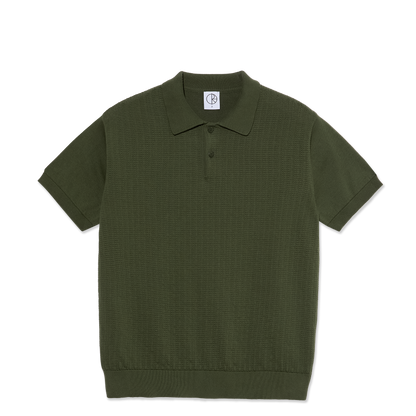 Polar Skate Co Miles polo shirt dark olive