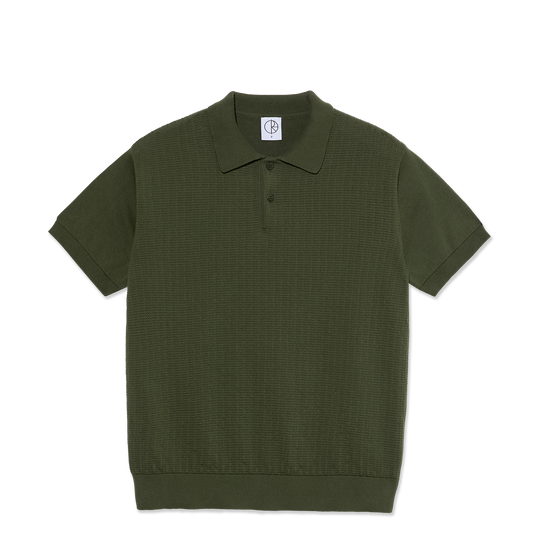 Polar Skate Co Miles polo shirt dark olive