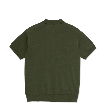 Polar Skate Co Miles polo shirt dark olive