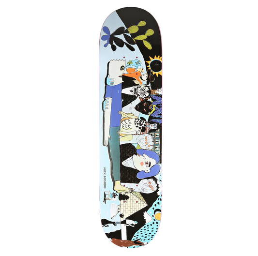 Polar Skate Co Nick Boserio deck Group Healing 8.25"