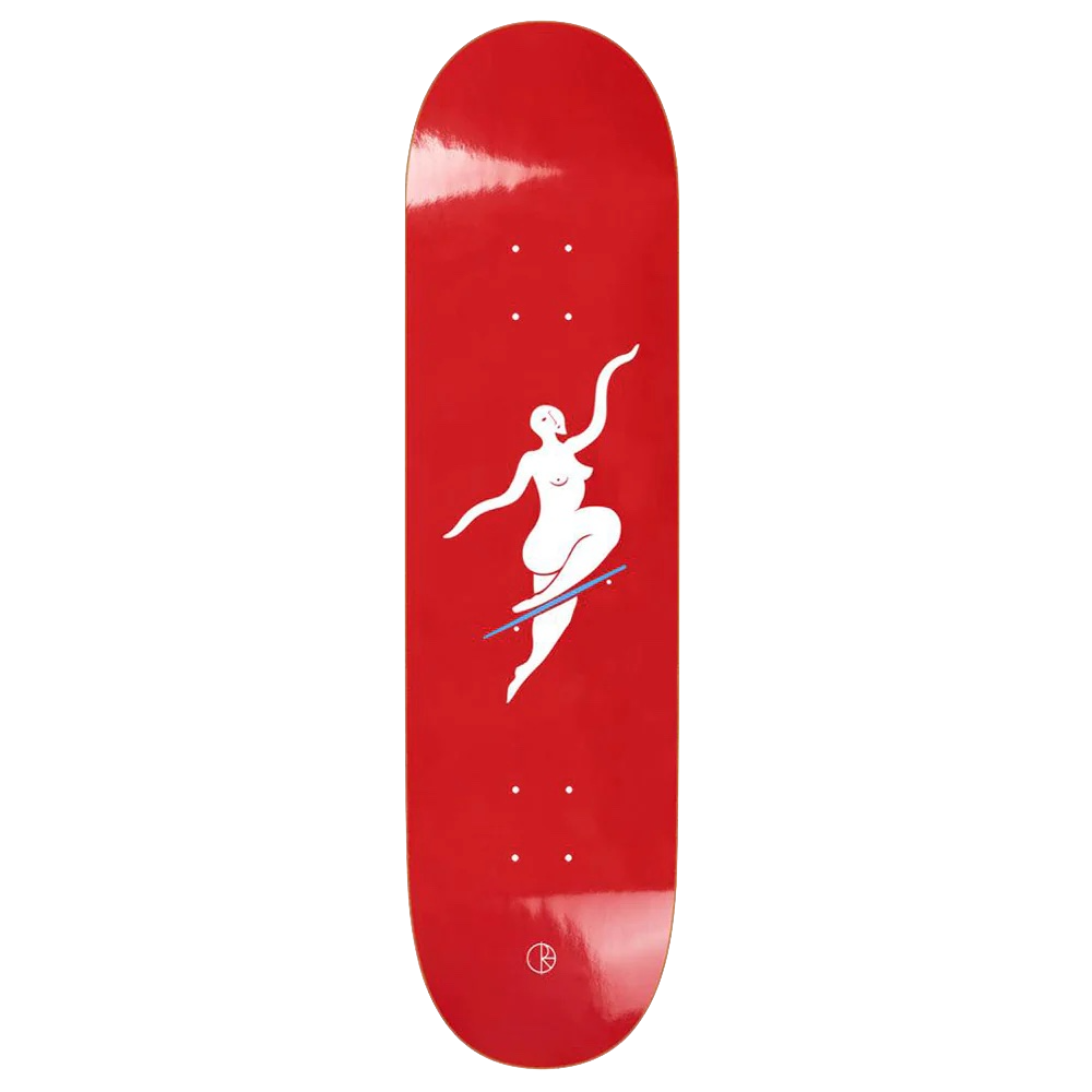 Polar Skate Co No Comply deck Painter red 7.875"