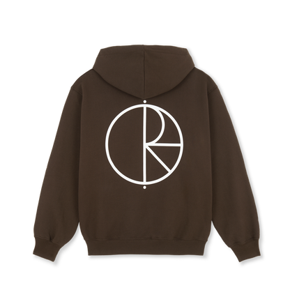 Polar Skate Co Dave hoodie Stroke Logo chocolate