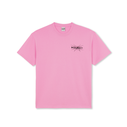 Polar Skate Co Spiderweb tee pink