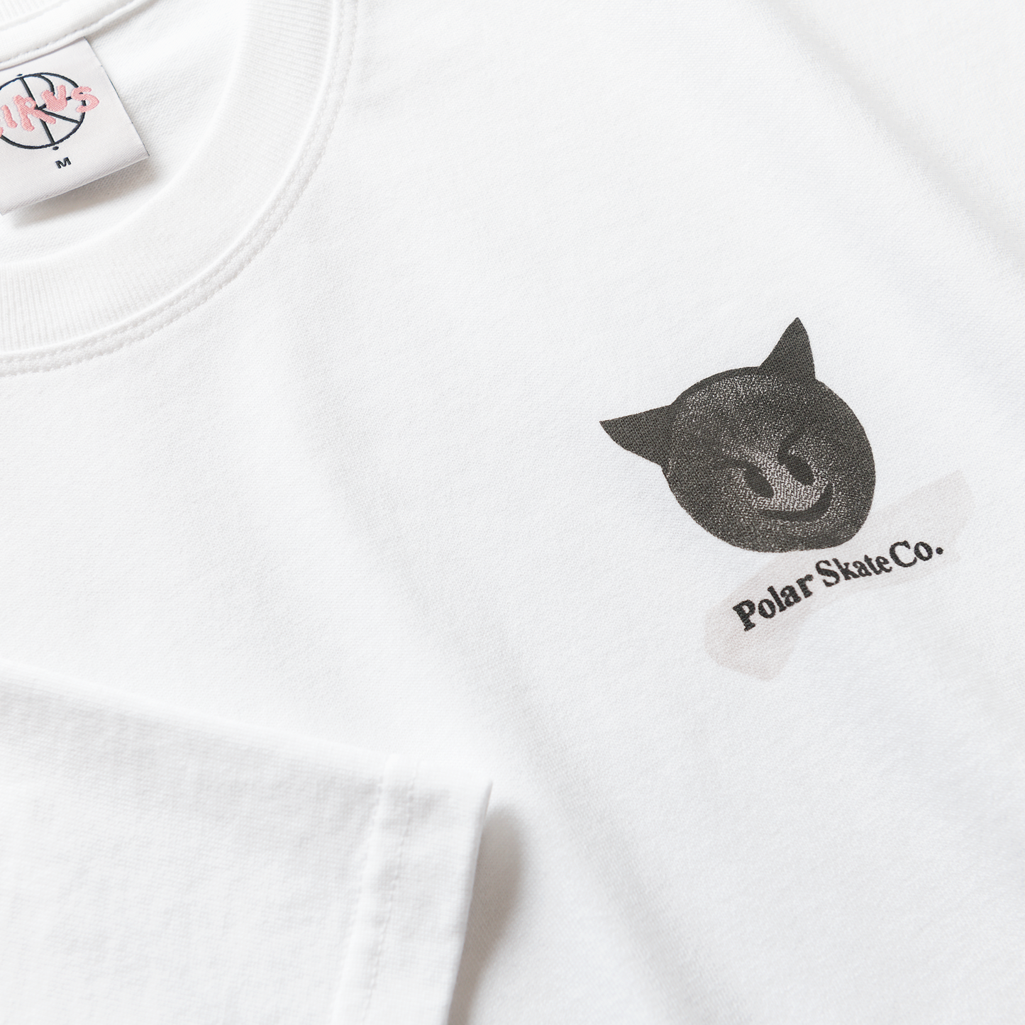 Polar Skate Co Welcome To The World tee white