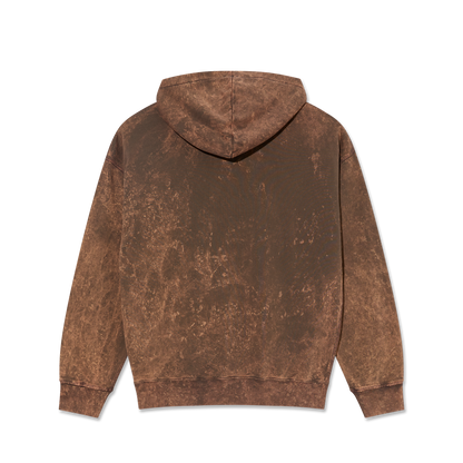 Polar Skate Co Acid Franck hoodie Surf logo brown