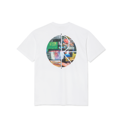 Polar Skate Co Fill Logo tee Ourselves Collage white