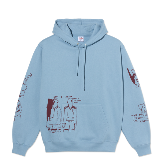 Polar Skate Co Dave hoodie The End dove blue
