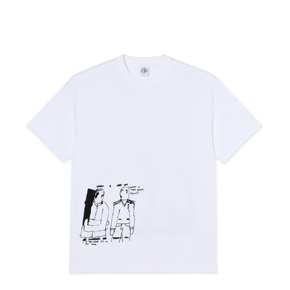 Polar Skate Co The End tee white