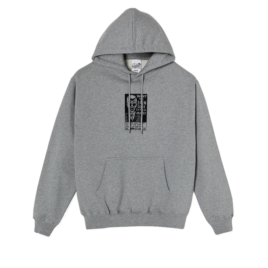 Polar Skate Co hoodie Classifieds heather grey