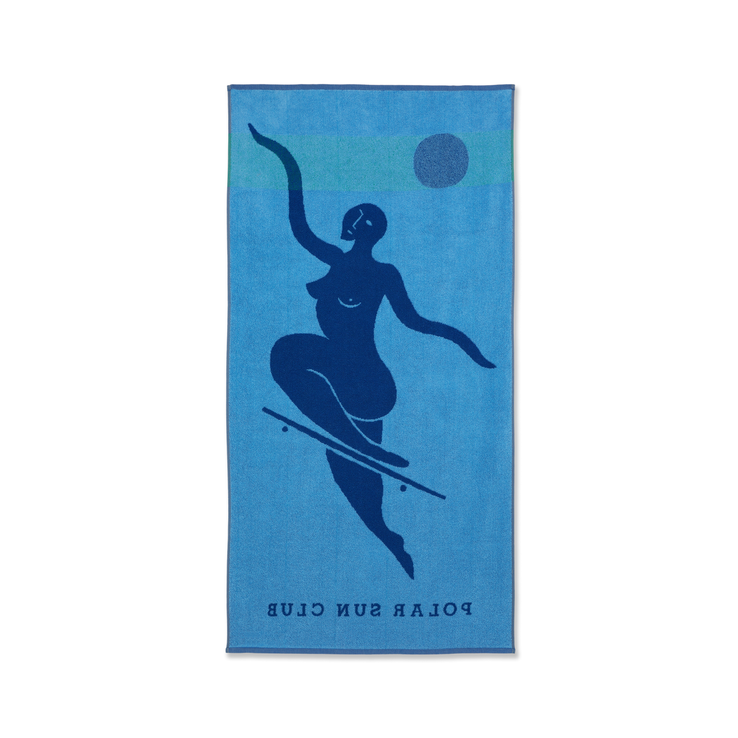 Polar Skate Co towel No Complies Forever egyptian blue