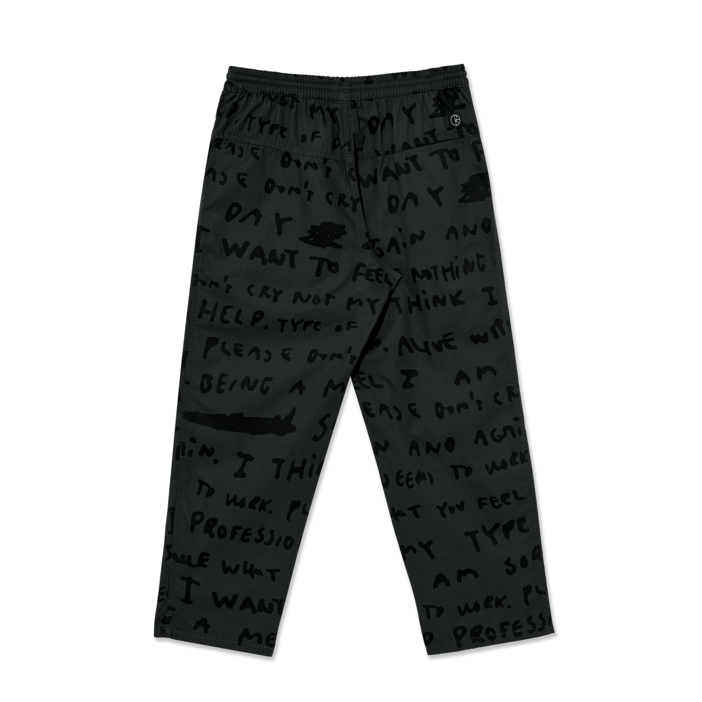 Polar Skate Co pant Sad Notes Surf Pant graphite