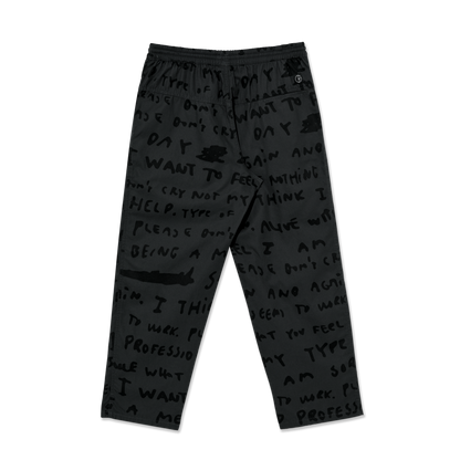 Polar Skate Co pant Sad Notes Surf Pant graphite