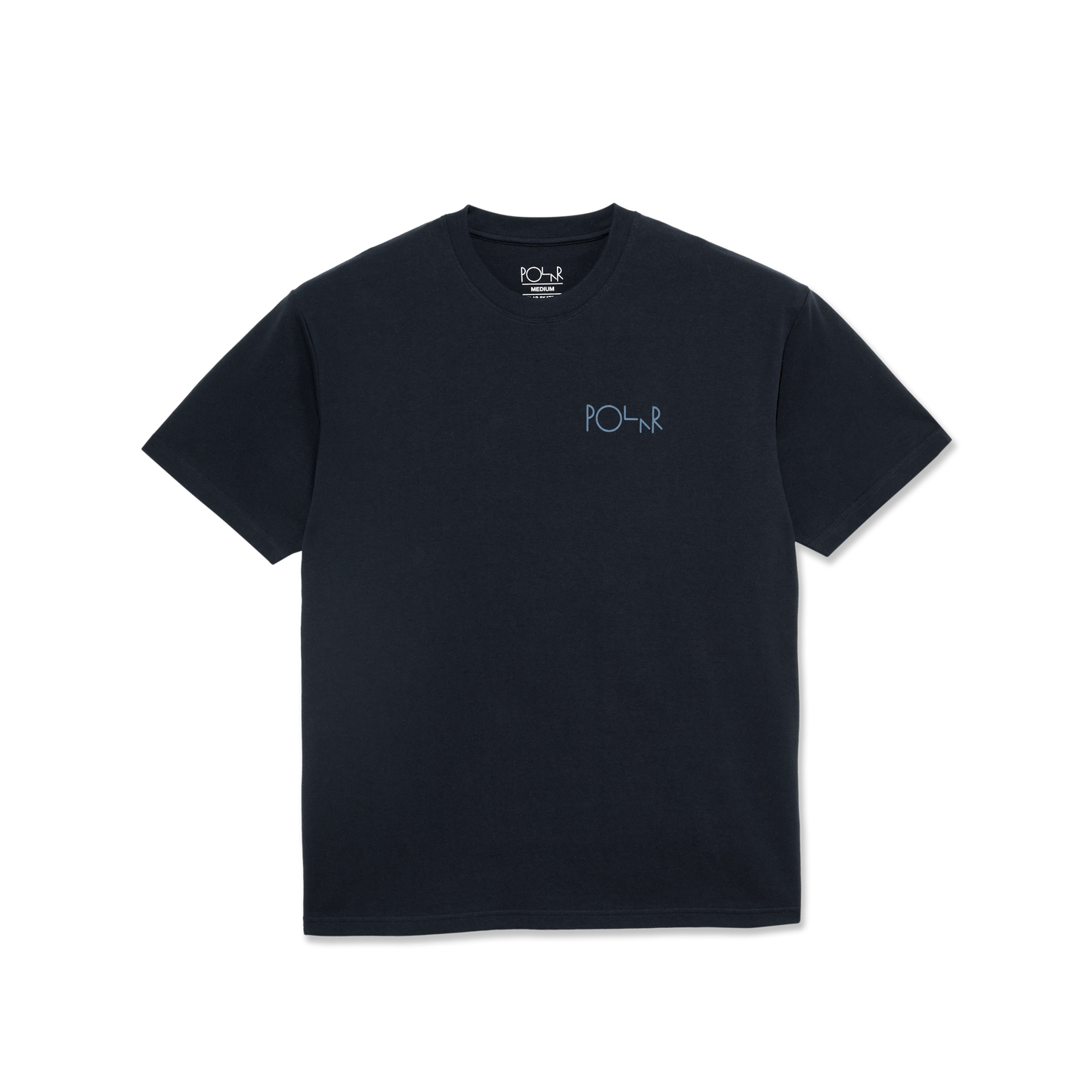 Polar Skate Co tee Stroke Logo navy blue
