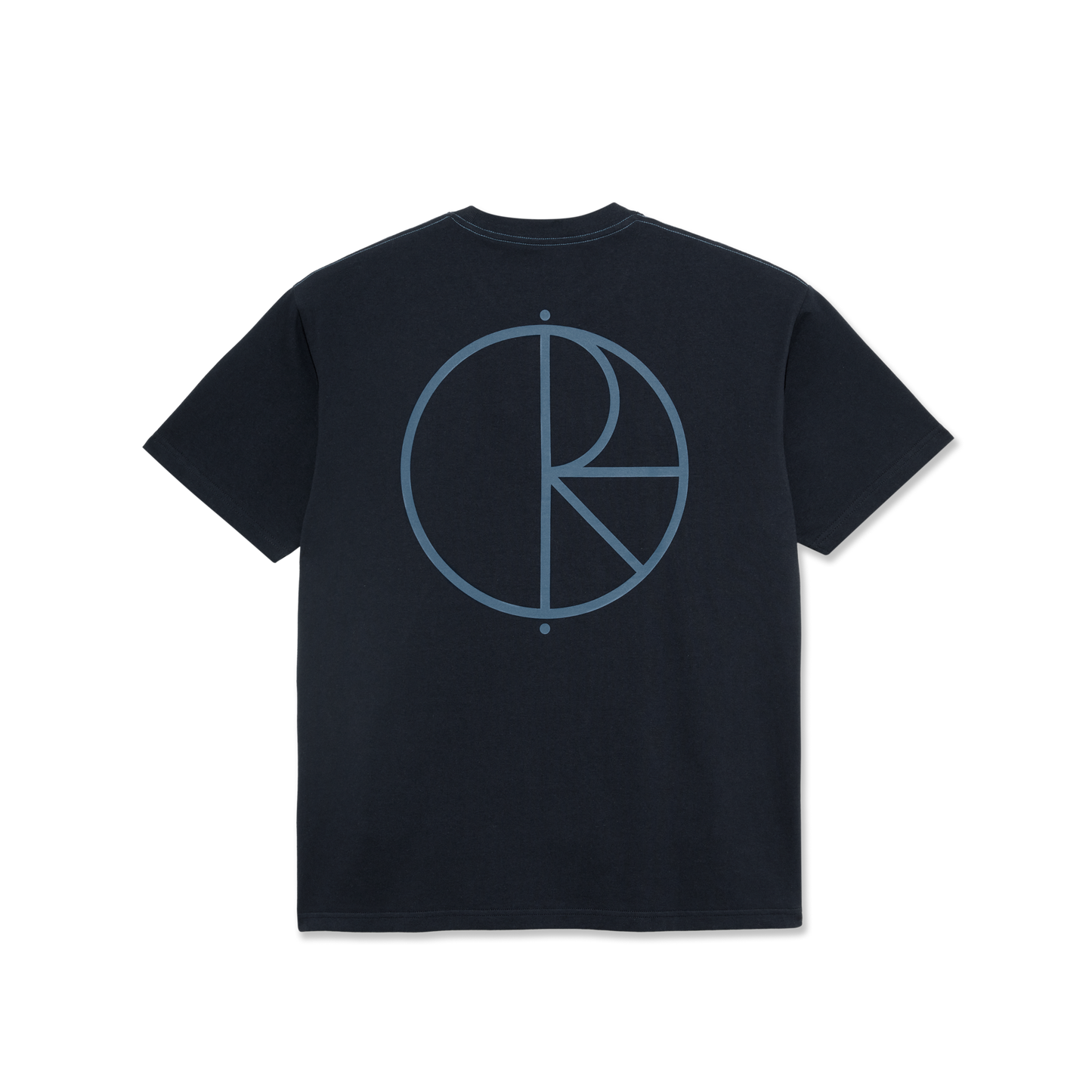 Polar Skate Co tee Stroke Logo navy blue