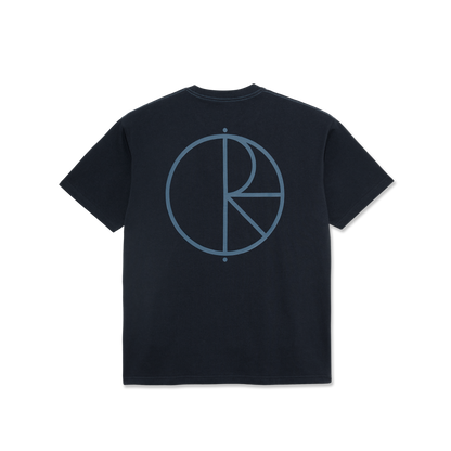 Polar Skate Co tee Stroke Logo navy blue