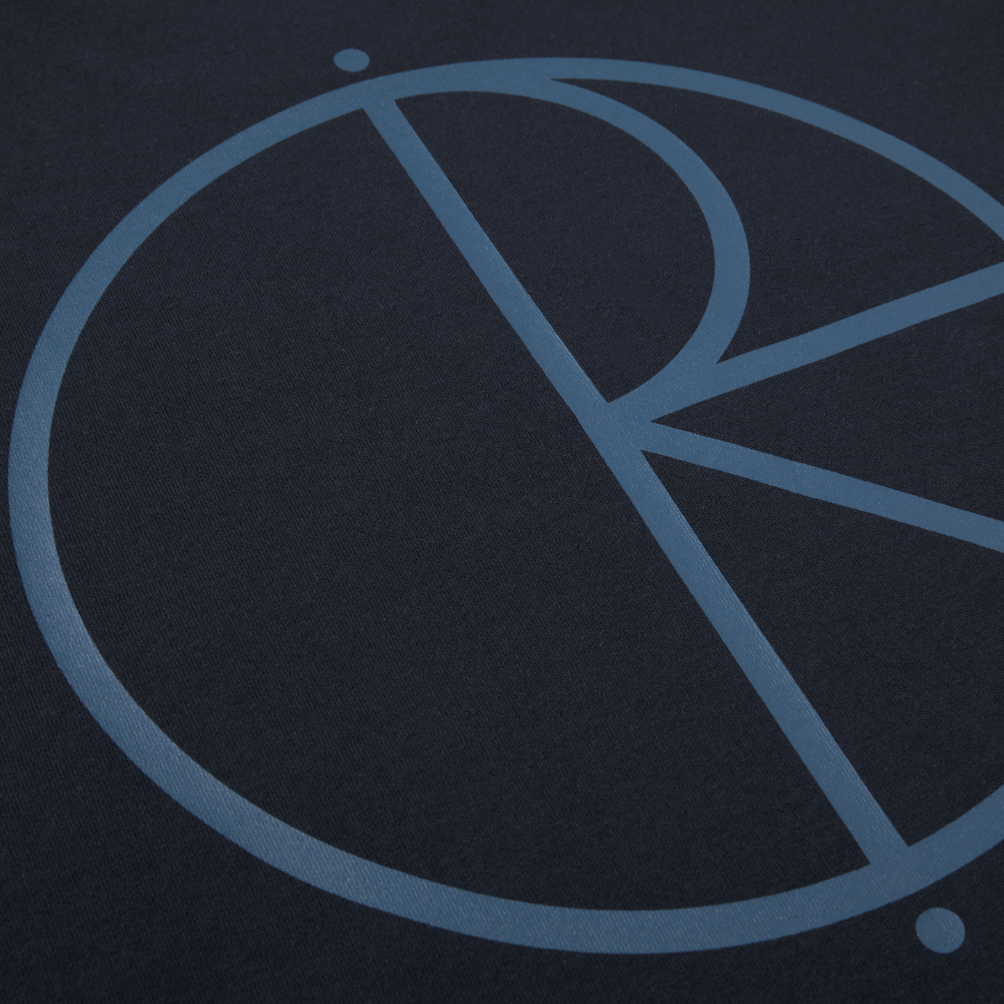 Polar Skate Co tee Stroke Logo navy blue