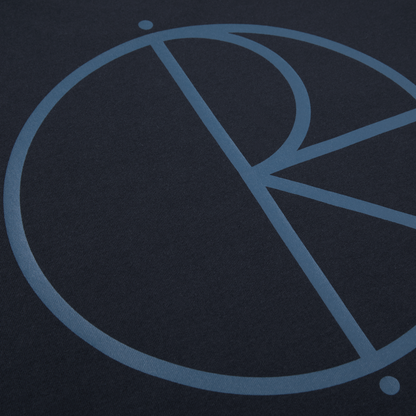 Polar Skate Co tee Stroke Logo navy blue