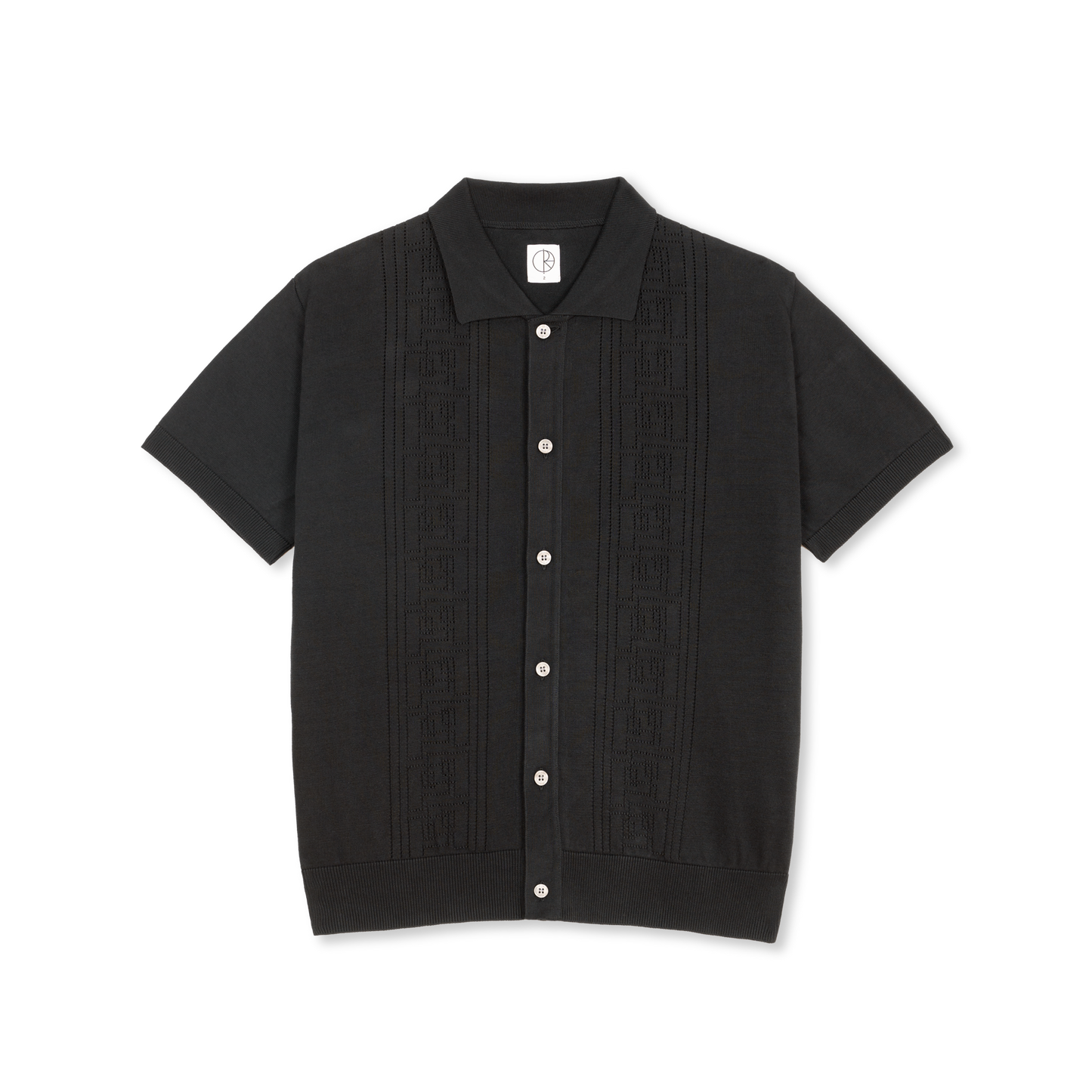 Polar Skate Co Miles Double P cardigan black