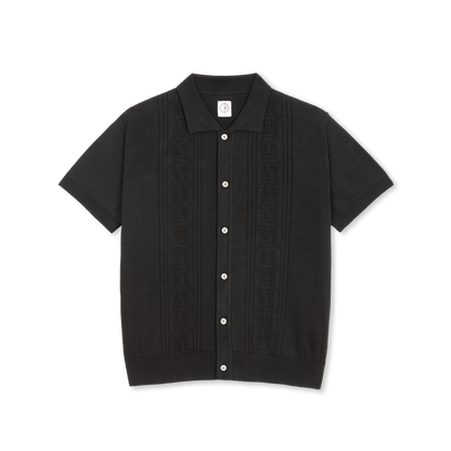 Polar Skate Co Miles Double P cardigan black