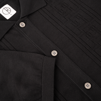Polar Skate Co Miles Double P cardigan black