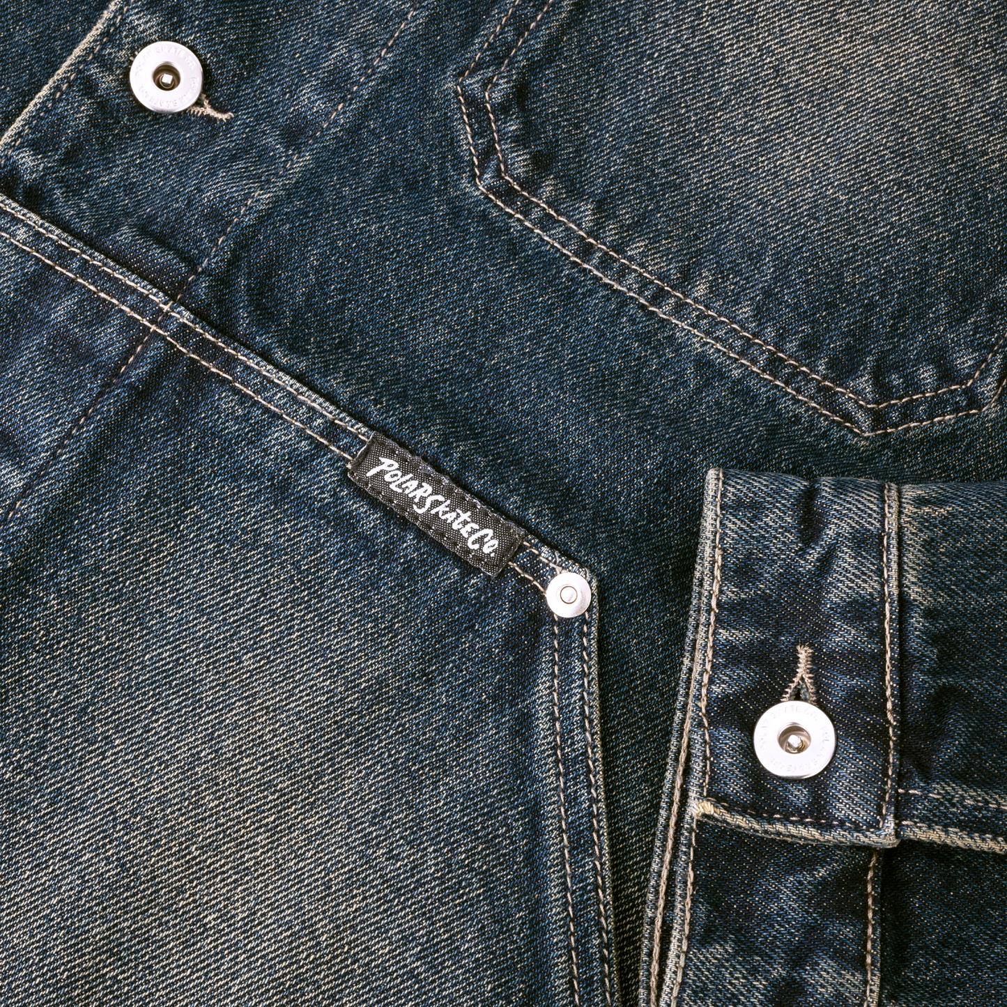 Polar Skate Co Patrik jacket dirty blue